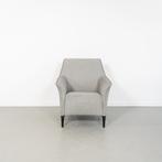 2x Leolux Mayuro Fauteuil Grijs Stof Gemêleerd - Zwart Frame, Huis en Inrichting, Minder dan 75 cm, Ophalen of Verzenden, Zo goed als nieuw
