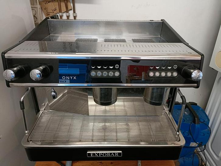 Onyx Expobar 2 groepen espresso machine, Witgoed en Apparatuur, Koffiezetapparaten, Zo goed als nieuw, Espresso apparaat, Stoompijpje