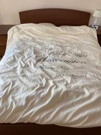 Bedonderstel Ikea 140cm donkerbruin, Huis en Inrichting, Ophalen, Gebruikt, Bruin, Tweepersoons