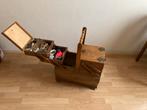 Antieke Houten Naaibox, Ophalen, Gebruikt, Hout, Minder dan 50 cm