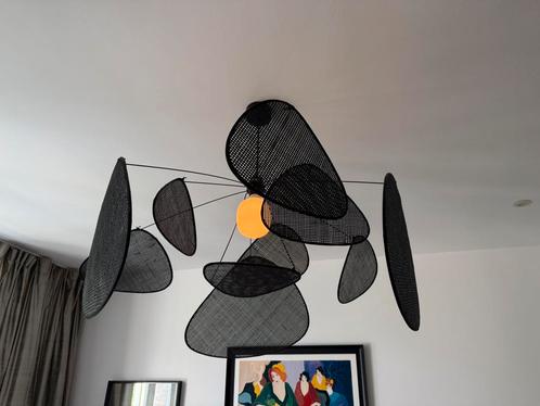 XL Zwart Market Set Hanglamp Black Ceiling Lamp Designer, Huis en Inrichting, Lampen | Plafondlampen, Zo goed als nieuw, Overige materialen