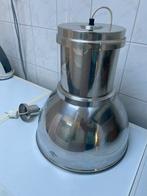 Industriële Hanglamp - Aluminium, Huis en Inrichting, Lampen | Hanglampen, Ophalen of Verzenden, Gebruikt, Metaal, Minder dan 50 cm