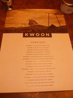 Concertposter Kwoon, Verzamelen, Posters, Rechthoekig Staand, Ophalen of Verzenden, Zo goed als nieuw, A1 t/m A3