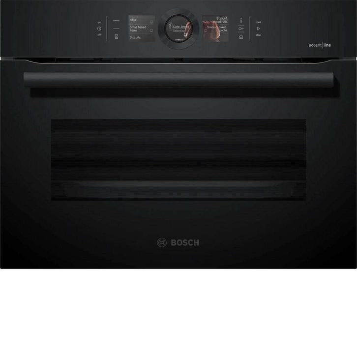 Bosch CSG856RC7 Combi-stoomoven, nismaat 45cm, Nieuw in doos, Witgoed en Apparatuur, Ovens, Nieuw, Inbouw, Oven met grill, 45 tot 60 cm