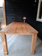 Tuintafel teakhout, Tuin en Terras, Ophalen of Verzenden, Gebruikt