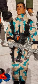 Vintage Action Man poppen 17 stuks met heel veel assesoires, Ophalen of Verzenden, Zo goed als nieuw, Pop