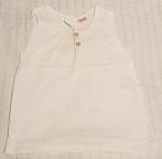 Zara tshirt mt 80 babykleding wit beige knopen hemdje shirt, Verzenden, Zo goed als nieuw, Zara, Jongetje