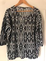 Vlot Only Shirt - Zwart/Wit Print, Maat 38/40 (M), Zwart, Ophalen of Verzenden, Zo goed als nieuw