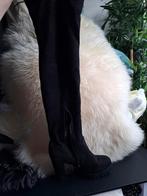 Over de knie laarzen maat 41, Kleding | Dames, Ophalen of Verzenden, Zo goed als nieuw, Zwart, Hoge laarzen