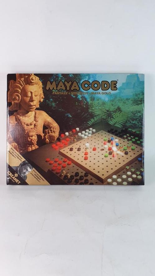 Maya Code, Creanet 1984, strategie en fantasie spel. 8C5, Hobby en Vrije tijd, Gezelschapsspellen | Bordspellen, Gebruikt, Ophalen of Verzenden