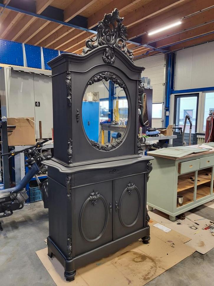 Mooie (Biedermeier) kast te koop, Huis en Inrichting, Kasten | Buffetkasten, Gebruikt, 150 tot 200 cm, 100 tot 150 cm, 50 tot 75 cm