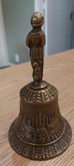 Antieke Bronzen Tafelbel met Figuur, Antiek en Kunst, Antiek | Koper en Brons, Ophalen of Verzenden, Brons