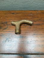 Antieke Bronzen Wandelstokknop, Ophalen of Verzenden, Brons