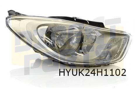 Hyundai i10 koplamp Rechts chrome Origineel! 921020X120, Auto-onderdelen, Verlichting, Hyundai, Nieuw, Verzenden