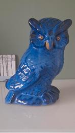 Vintage geglazuurde uil, Ophalen of Verzenden, Zo goed als nieuw, Dier