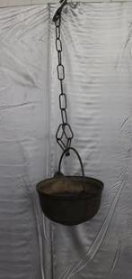 Antieke Gietijzeren Ketel met Ketting, Ophalen