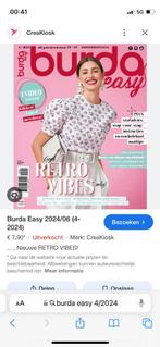Burda Easy, Ophalen of Verzenden, Zo goed als nieuw, Overige typen
