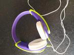 Zgan JVC kinder koptelefoon paars groen schooltip+ stickers, Ophalen of Verzenden, Zo goed als nieuw, Op oor (supra aural), Overige merken