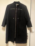 Lange dames mantel jas zwart maat 44/46, Kleding | Dames, Jassen | Winter, Sitare, Zwart, Maat 46/48 (XL) of groter, Ophalen of Verzenden