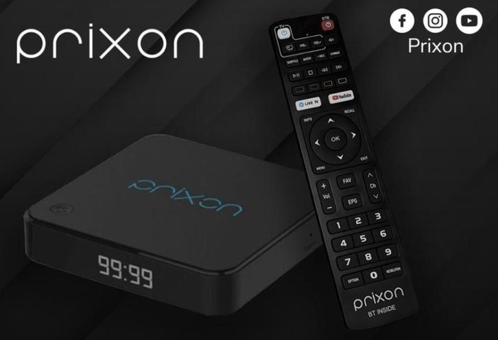 Prixon P10 BT IPTV Stream Box Linux 4.9 met 1 jaar garantie, Audio, Tv en Foto, Mediaspelers, Nieuw, Minder dan 500 GB, HDMI, USB 2.0