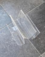 Vintage lectuurbak  plexiglas, Huis en Inrichting, Woonaccessoires | Krantenbakken en Lectuurbakken, Ophalen, Gebruikt