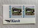 Persoonlijke vogels Kievit paartje hoekstuk met naam, Postzegels en Munten, Postzegels | Nederland, Verzenden, Na 1940, Postfris