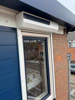 Nieuwe wittte elektrische rolluiken met solar., Ophalen, Wit, Nieuw, 200 cm of meer