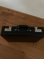 Claymore  prachtige Zwart leren attaché koffer, Sieraden, Tassen en Uiterlijk, Ophalen, Gebruikt, Slot, Minder dan 35 cm