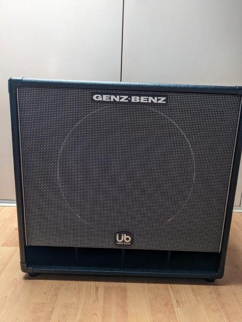 Genz Benz 115T Uber Bascabinet met Roqsolid hoes, Muziek en Instrumenten, Versterkers | Bas en Gitaar, Zo goed als nieuw, Basgitaar