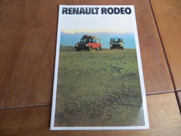Folder Renault Rodeo 4, Rodeo 6 ca 1979 beschikbaar voor biedingen