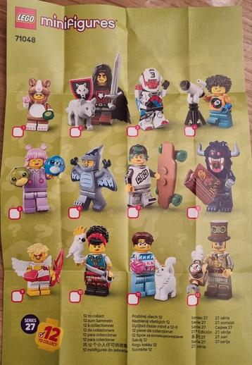 Lego 71048 minifiguren serie 27 minifigures  beschikbaar voor biedingen