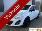 Opel Corsa 1.4-16V Color Edition AircoElektrPakketBluetooth, Voorwielaandrijving, Stof, Gebruikt, Wit