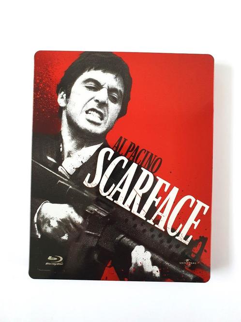 Scarface (Blu-ray + DVD STEELBOOK), Cd's en Dvd's, Blu-ray, Actie, Ophalen of Verzenden