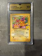 Birthday Pikachu - Celebration 25th Graded 10 PSA, Ophalen of Verzenden, Zo goed als nieuw