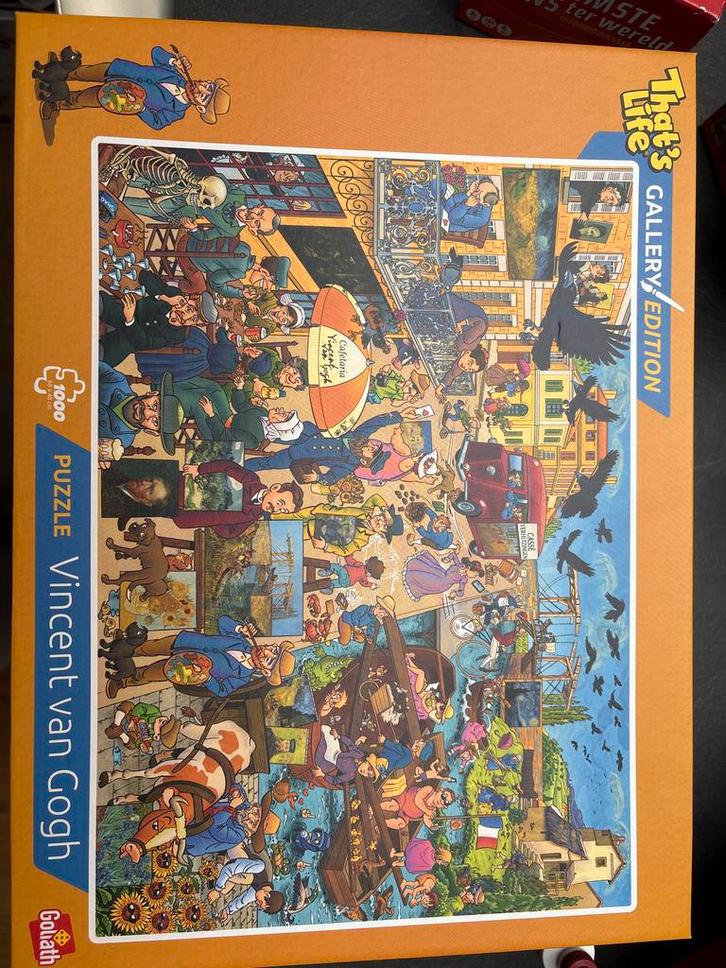 Vincent van Gogh Puzzel - 1000 Stukjes, Hobby en Vrije tijd, Denksport en Puzzels, Zo goed als nieuw, Legpuzzel, Ophalen of Verzenden