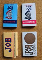 4 Vintage pakjes vloeitjes sigarettenpapier JOB JB, Verzamelen, Ophalen of Verzenden, Nieuw, Overige typen