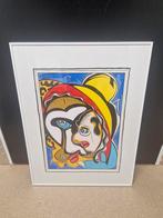 Diversen schilderijen kleurrijk kunst, Ophalen