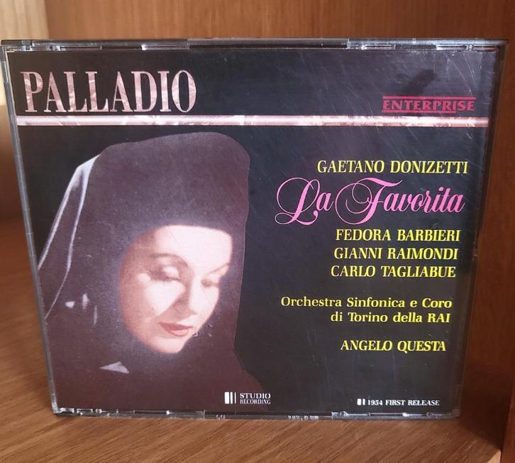 Donizetti: La Favorita (Palladio 1954 First Release), Cd's en Dvd's, Cd's | Klassiek, Zo goed als nieuw, Opera of Operette, Classicisme