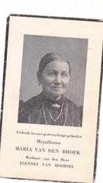 Maria van Moorsel - van den Broek 1846-1943, Bidprentje, Verzenden
