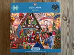 Legpuzzel Gibsons - Visit Santa 1000 stukjes - Steve Crisp, Ophalen of Verzenden, 500 t/m 1500 stukjes, Zo goed als nieuw