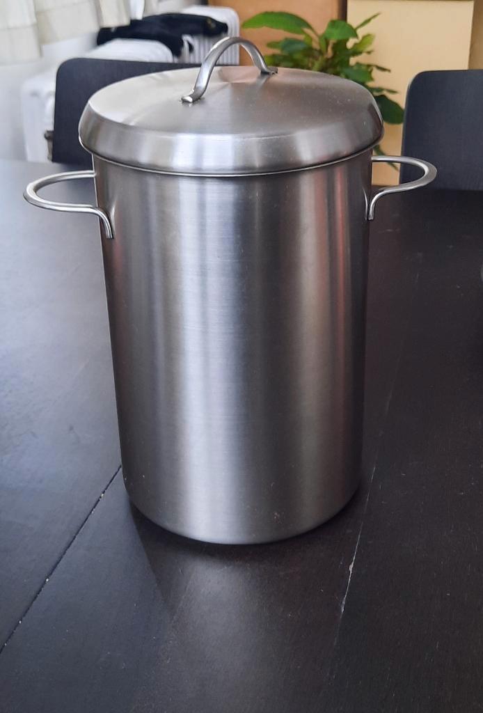 Aspergepan, Huis en Inrichting, Keuken | Potten en Pannen, Zo goed als nieuw, Kookpan of Snelkookpan, Rvs, Ophalen