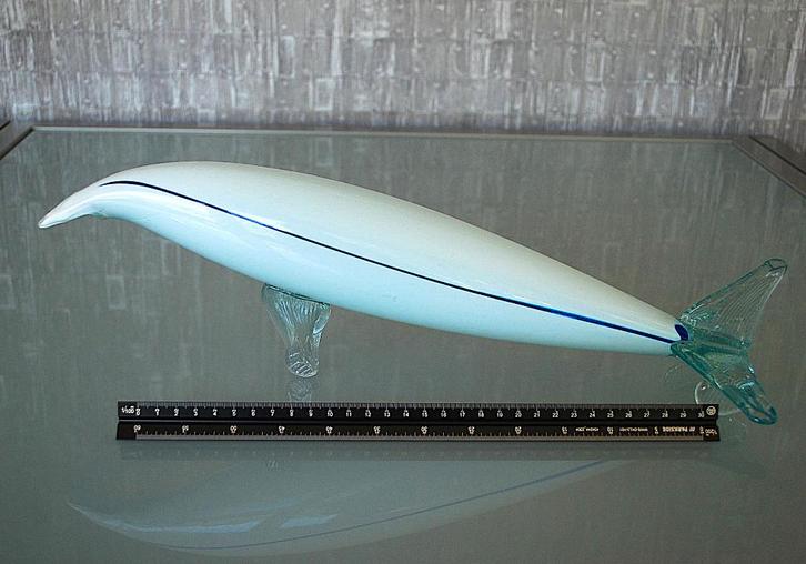 Vliegtuig Stilistische gemaakt Handgeblazen Glas Vintage, Antiek en Kunst, Curiosa en Brocante, Verzenden