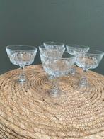 ZGAN 9 kristallen likeurcoupes Pompadour Cristal D’arques, Antiek en Kunst, Antiek | Glas en Kristal, Ophalen of Verzenden