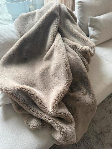 Zara home Bont deken/plaid bruin 140x190 beschikbaar voor biedingen