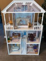 Leuk poppenhuis met meubeltjes!, Ophalen, Gebruikt, Poppenhuis
