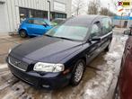 Volvo S80 2.5T Exclusive Rouwauto, Overbrengauto, Lijkwagen, Auto's, Gebruikt, Zwart, Overige carrosserieën, Blauw