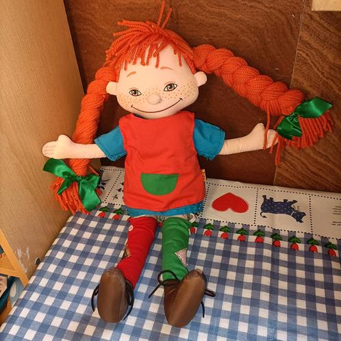 Grote Pipi Langkous knuffel Pippi 46 cm groot, Kinderen en Baby's, Speelgoed | Knuffels en Pluche, Ophalen of Verzenden