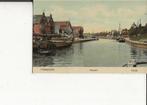 Franeker Kanaal met vrachtschuiten, Ophalen of Verzenden, Voor 1920, Ongelopen, Friesland