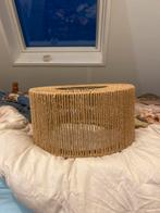 Rieten Hanglamp - Sfeervolle Verlichting, 25 tot 50 cm, Beige, Rond, Ophalen of Verzenden