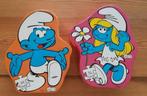 Twee Smurfen puzzel, 24 en 36 grote stukjes, vanaf 3 jaar, Ophalen of Verzenden, 10 tot 50 stukjes, Gebruikt